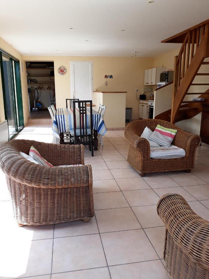 Maison Avec Jardin Et Plage De Sable Fin Accessible A Pied A 300M 셍-쿨롬 외부 사진
